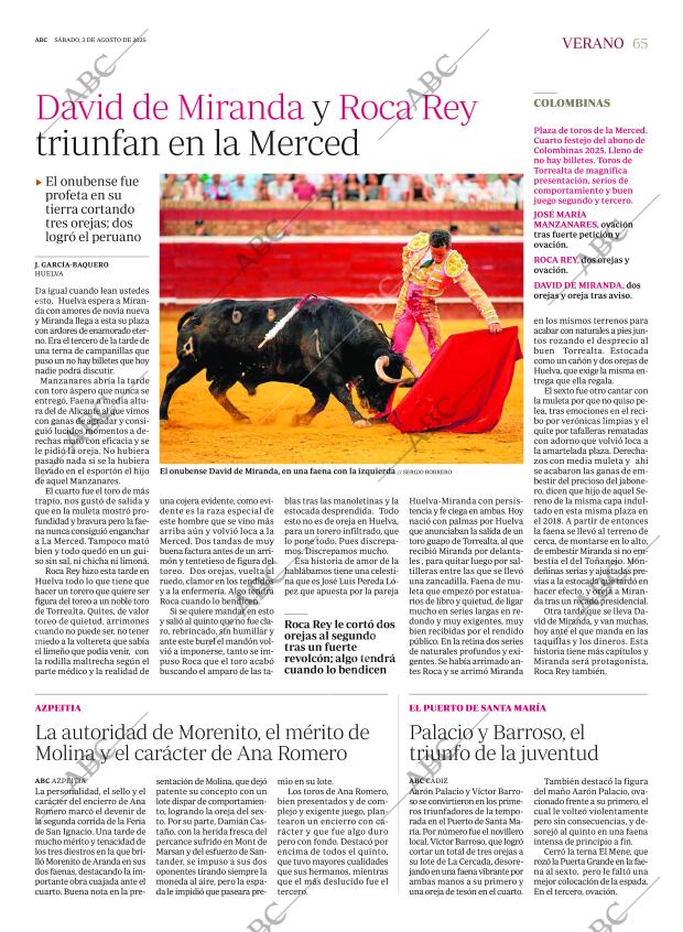 ABC SEVILLA 02-08-2025 página 65