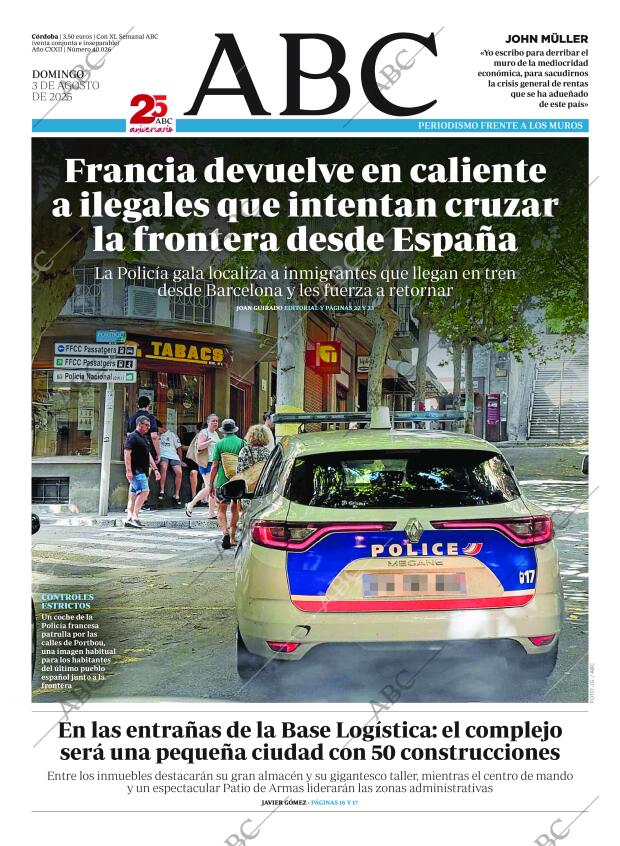 ABC CORDOBA 03-08-2025 página 1