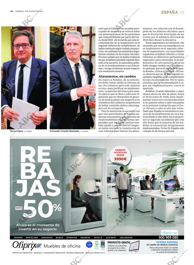 ABC MADRID 03-08-2025 página 13