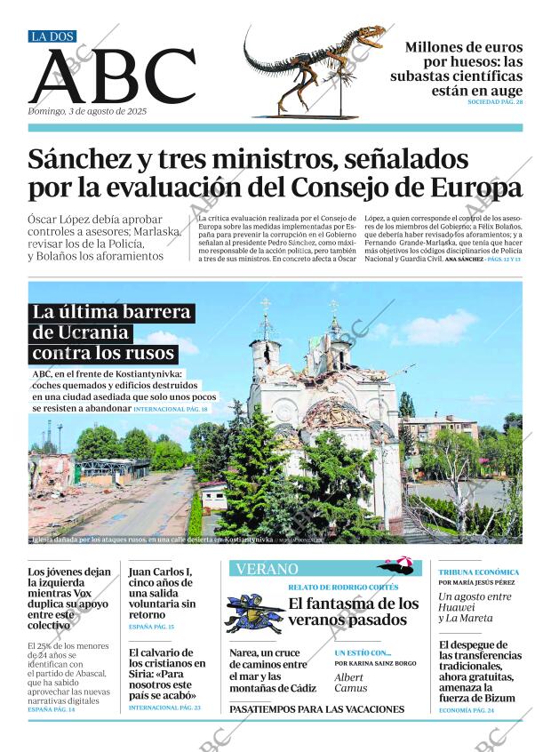 ABC MADRID 03-08-2025 página 2