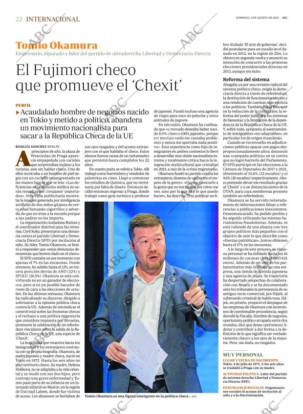 ABC MADRID 03-08-2025 página 22