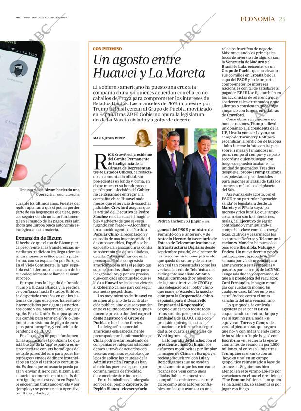ABC MADRID 03-08-2025 página 25