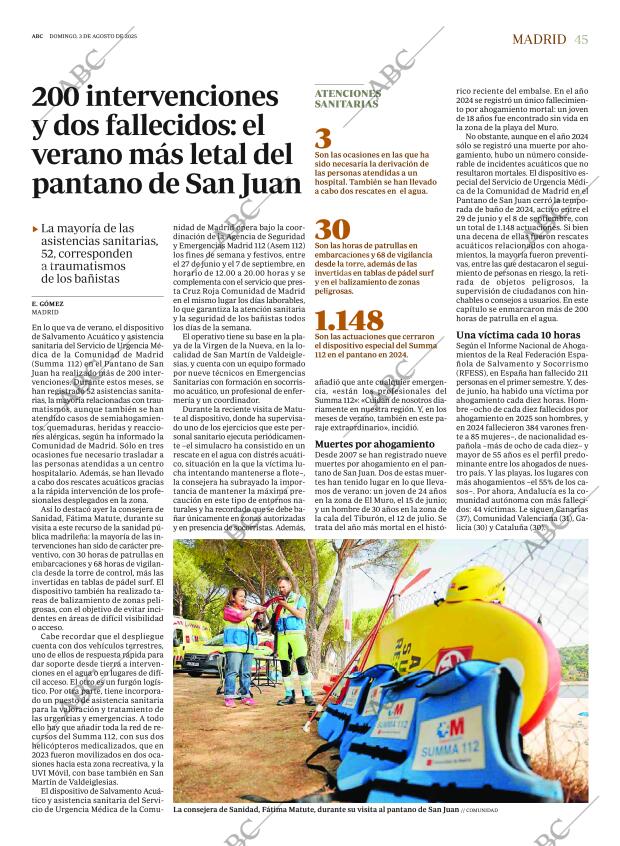 ABC MADRID 03-08-2025 página 45