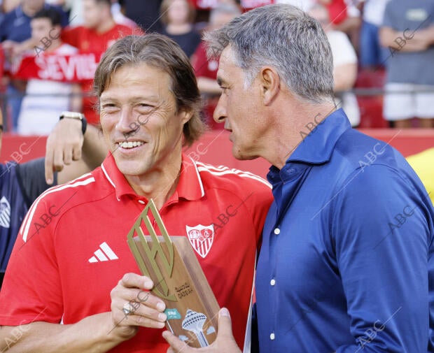 Partido amistoso entre el Sevilla y el Al Qadisiyah disputado en el Ramón...