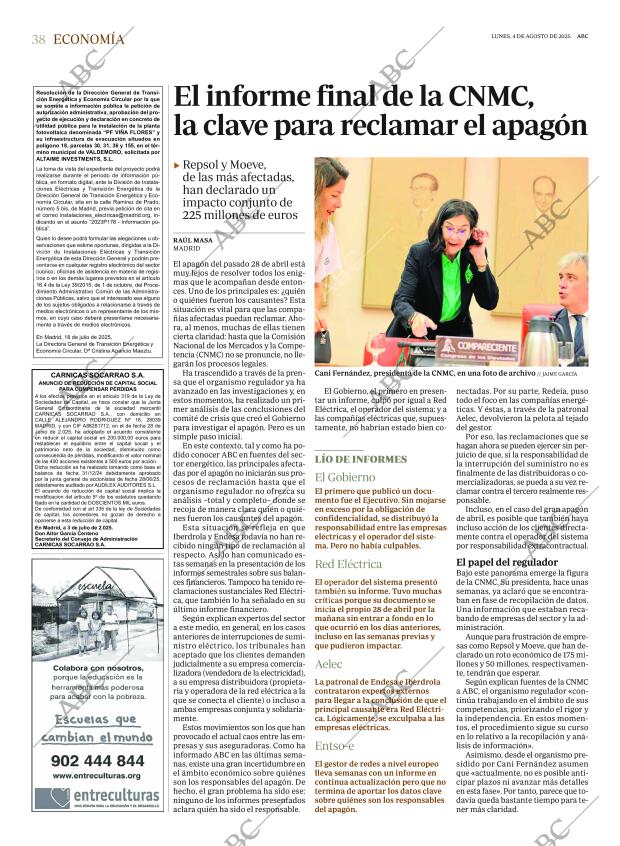 ABC CORDOBA 04-08-2025 página 38