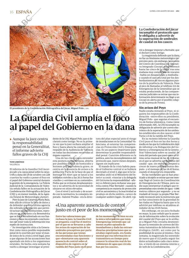 ABC MADRID 04-08-2025 página 16