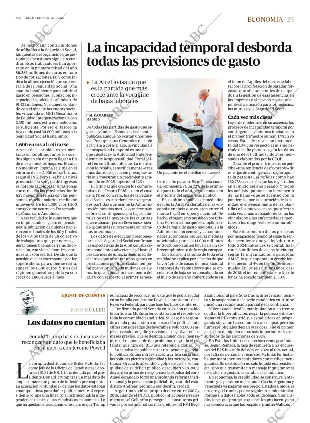 ABC MADRID 04-08-2025 página 25