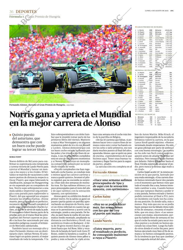 ABC MADRID 04-08-2025 página 36