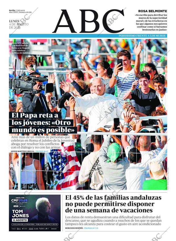 ABC SEVILLA 04-08-2025 página 1