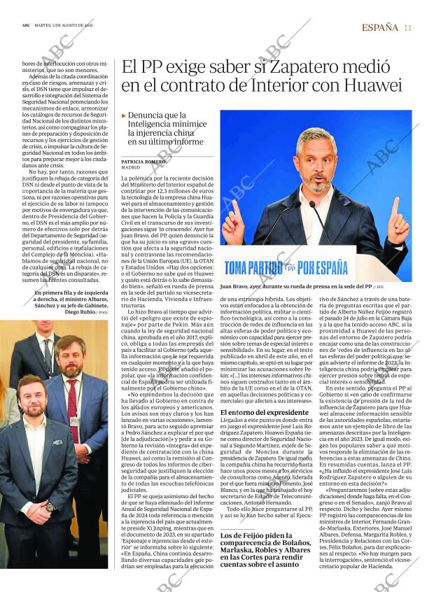 ABC MADRID 05-08-2025 página 11