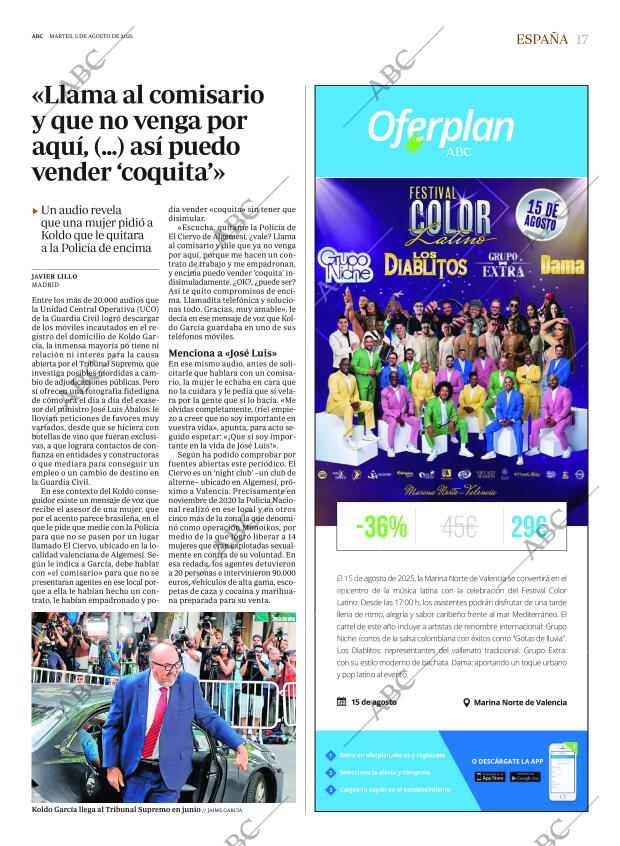 ABC MADRID 05-08-2025 página 17