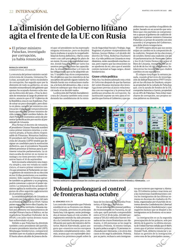 ABC MADRID 05-08-2025 página 22