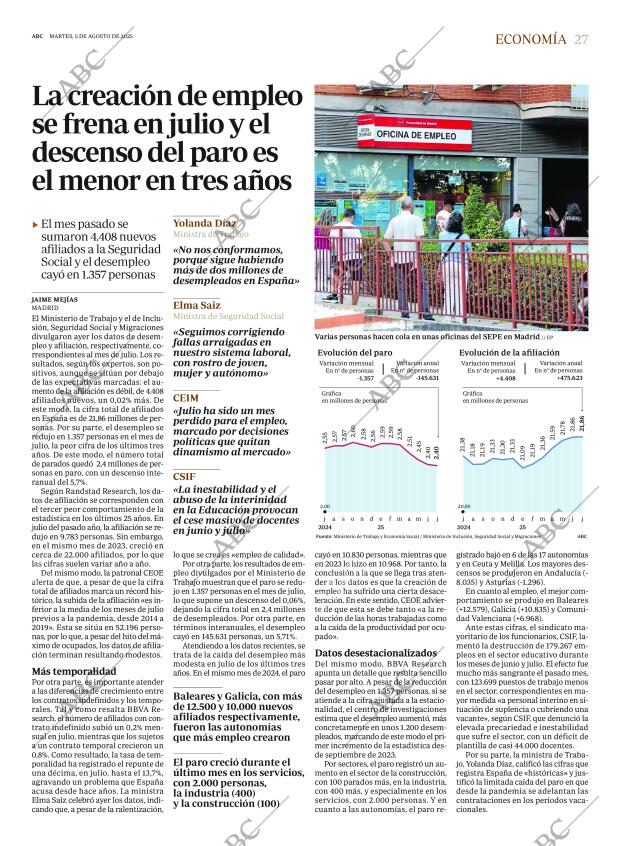 ABC MADRID 05-08-2025 página 27