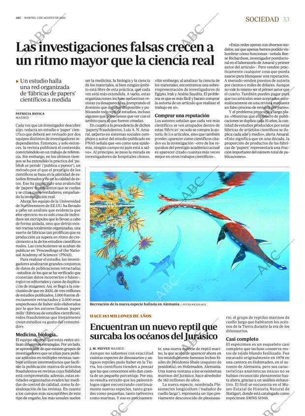 ABC MADRID 05-08-2025 página 33