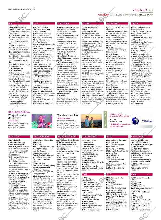 ABC MADRID 05-08-2025 página 63