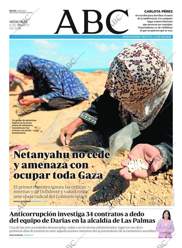 ABC MADRID 06-08-2025 página 1