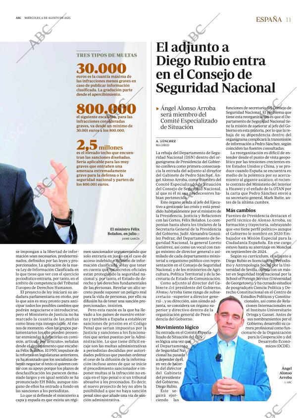 ABC MADRID 06-08-2025 página 11
