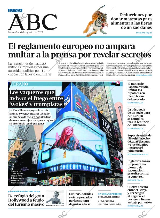 ABC MADRID 06-08-2025 página 2