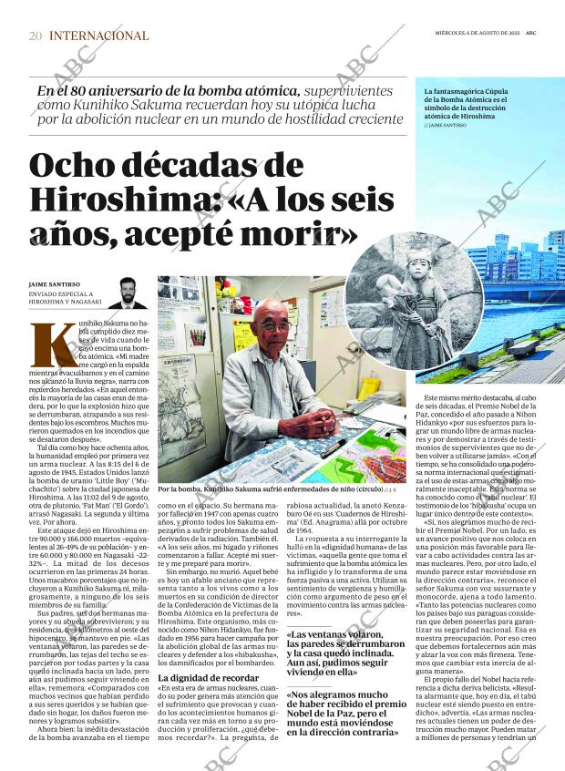 ABC MADRID 06-08-2025 página 20
