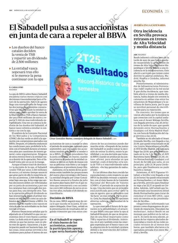 ABC MADRID 06-08-2025 página 25