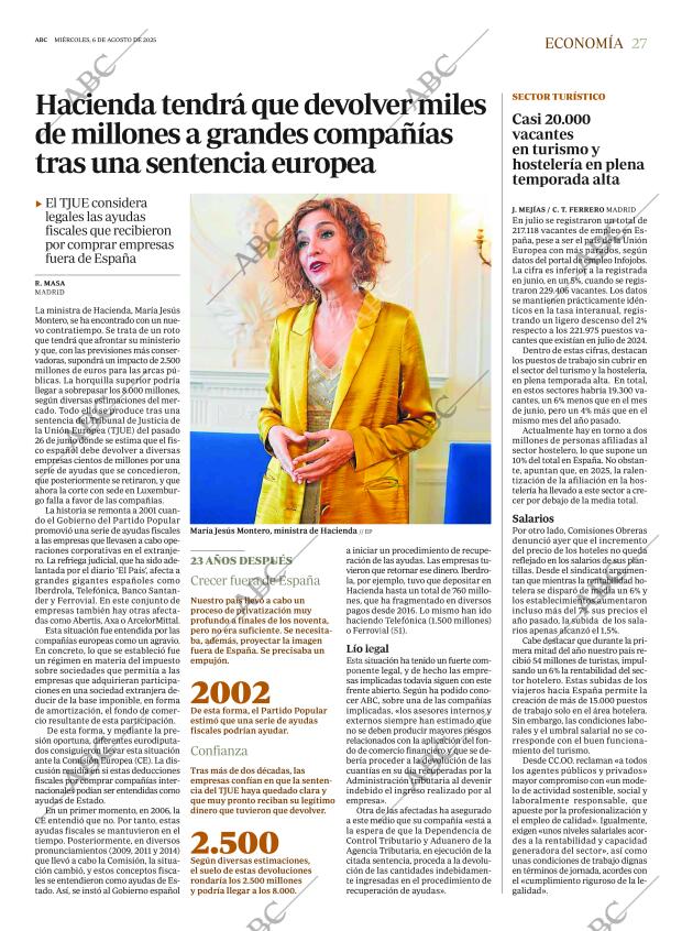 ABC MADRID 06-08-2025 página 27