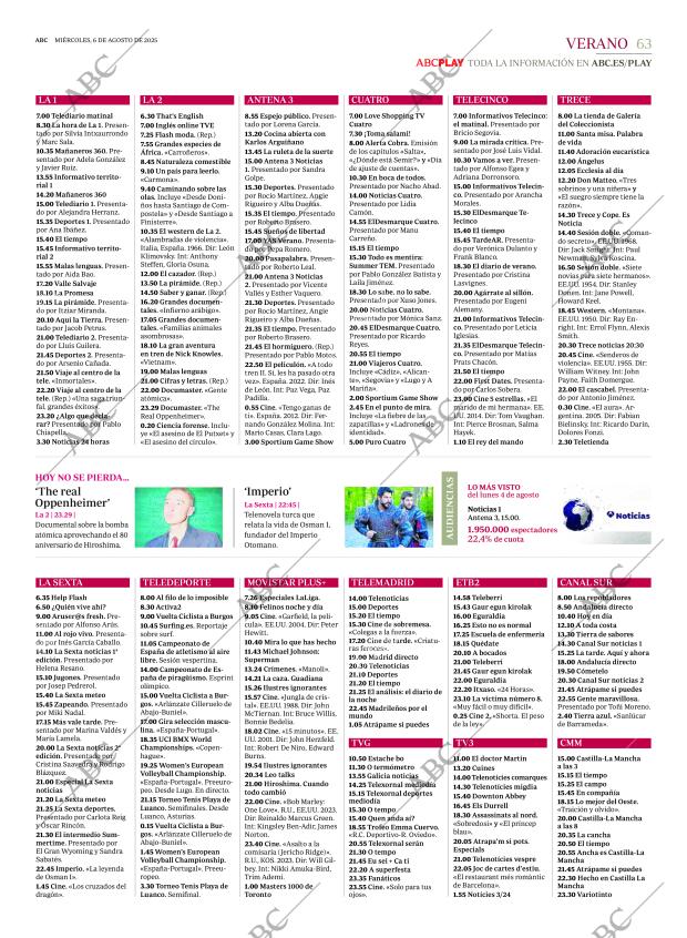 ABC MADRID 06-08-2025 página 63