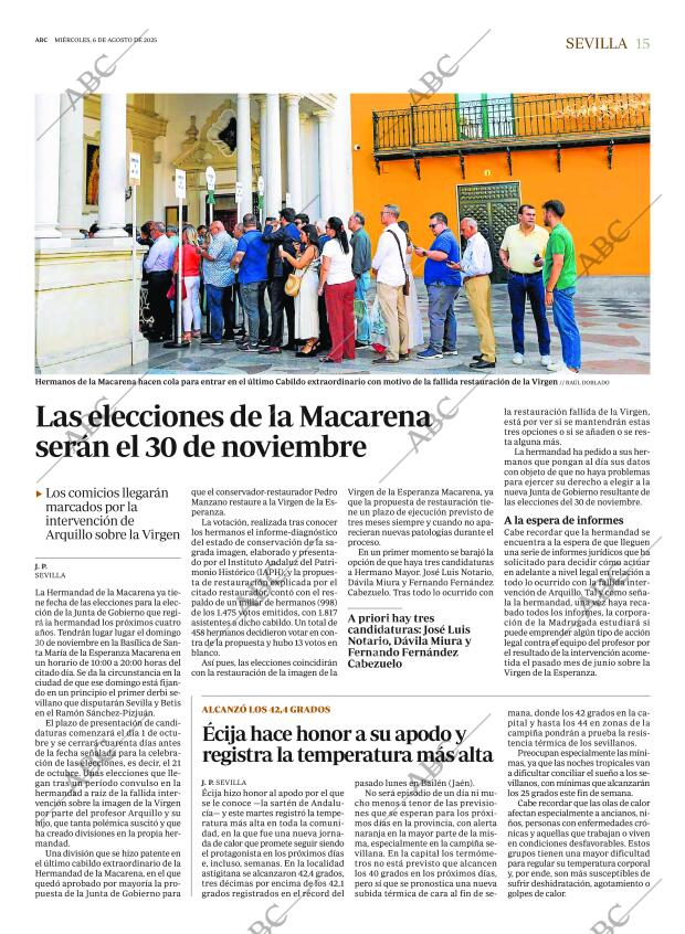 ABC SEVILLA 06-08-2025 página 15