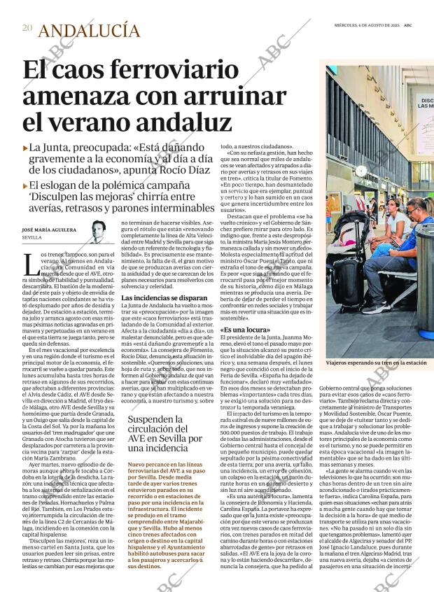 ABC SEVILLA 06-08-2025 página 20