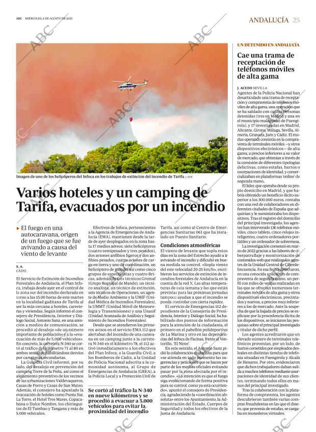 ABC SEVILLA 06-08-2025 página 25