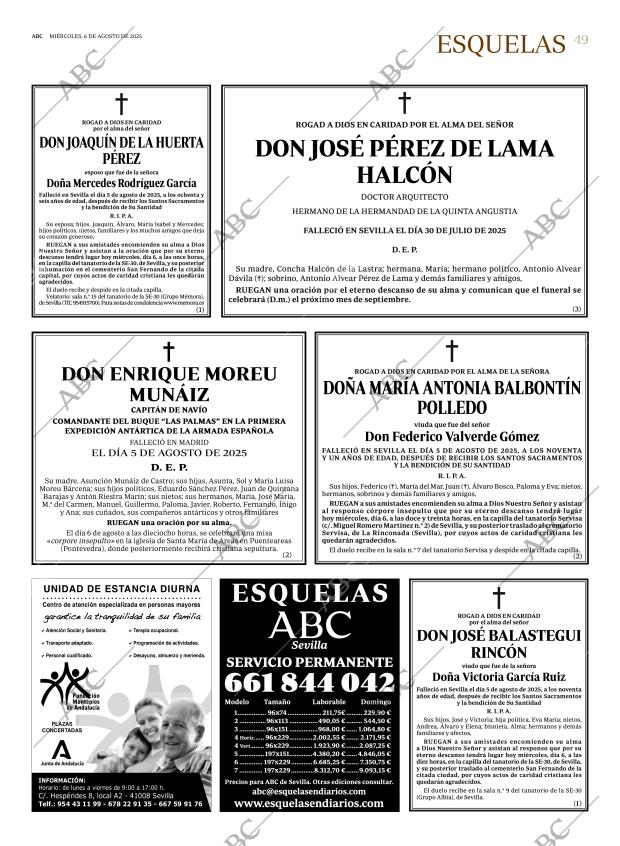 ABC SEVILLA 06-08-2025 página 49