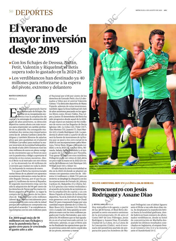 ABC SEVILLA 06-08-2025 página 50
