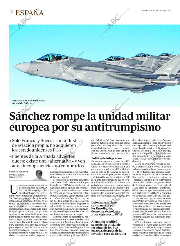 ABC MADRID 07-08-2025 página 10