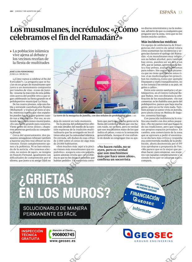 ABC MADRID 07-08-2025 página 13