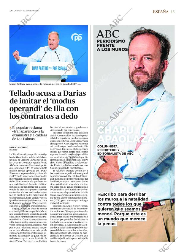 ABC MADRID 07-08-2025 página 15