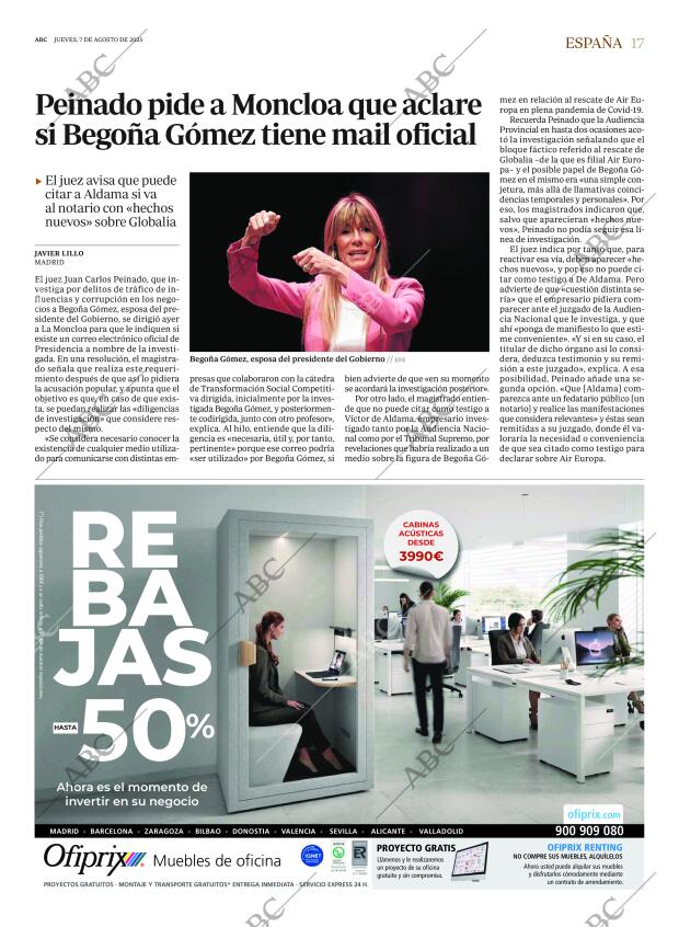 ABC MADRID 07-08-2025 página 17
