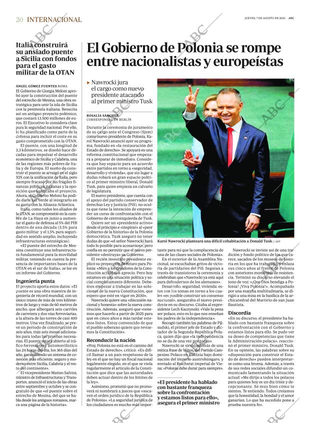 ABC MADRID 07-08-2025 página 20