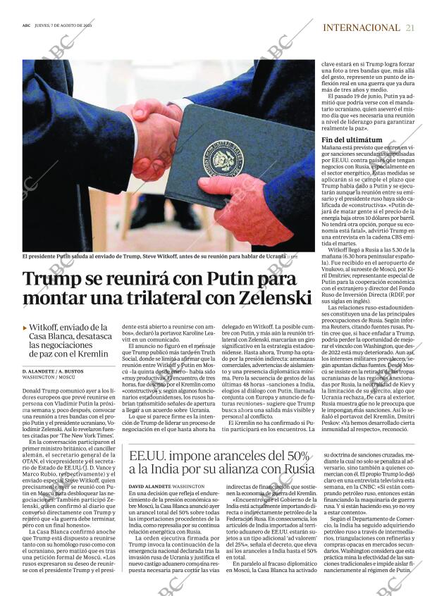 ABC MADRID 07-08-2025 página 21