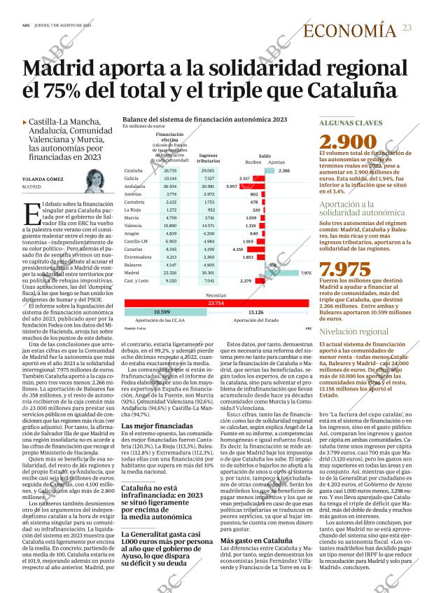 ABC MADRID 07-08-2025 página 23