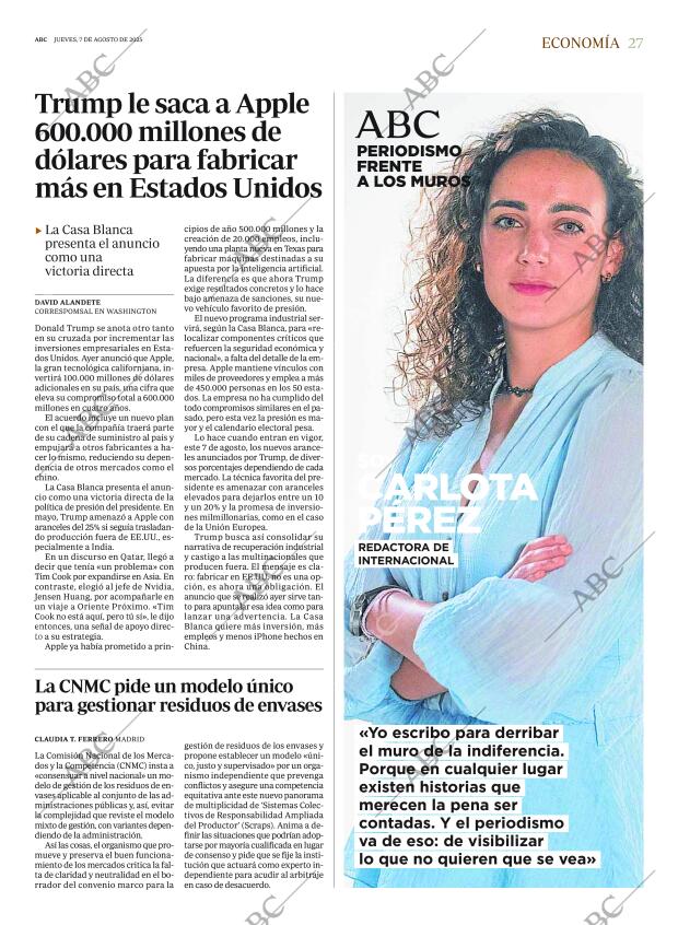 ABC MADRID 07-08-2025 página 27