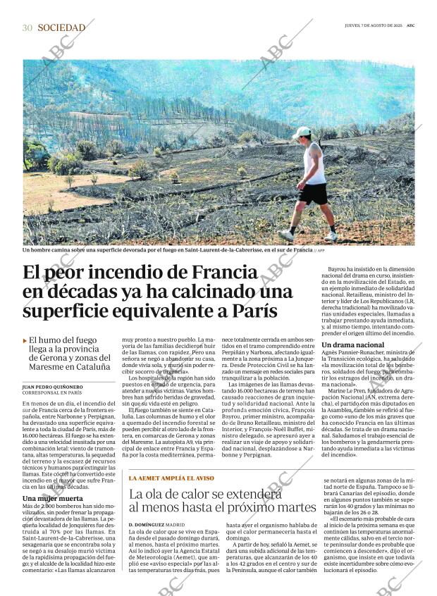 ABC MADRID 07-08-2025 página 30