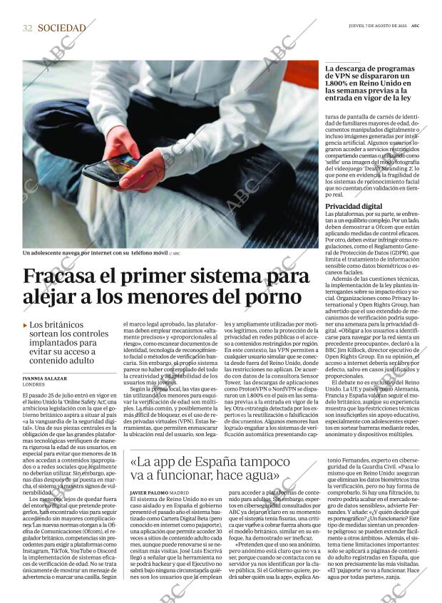 ABC MADRID 07-08-2025 página 32
