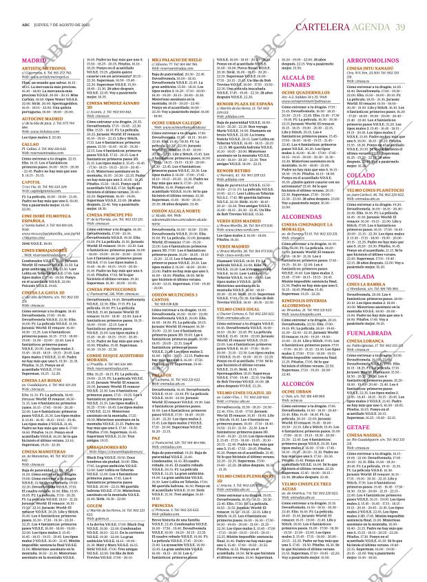 ABC MADRID 07-08-2025 página 39