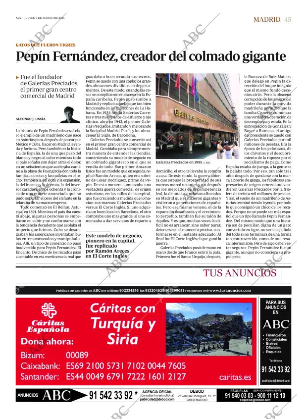 ABC MADRID 07-08-2025 página 45