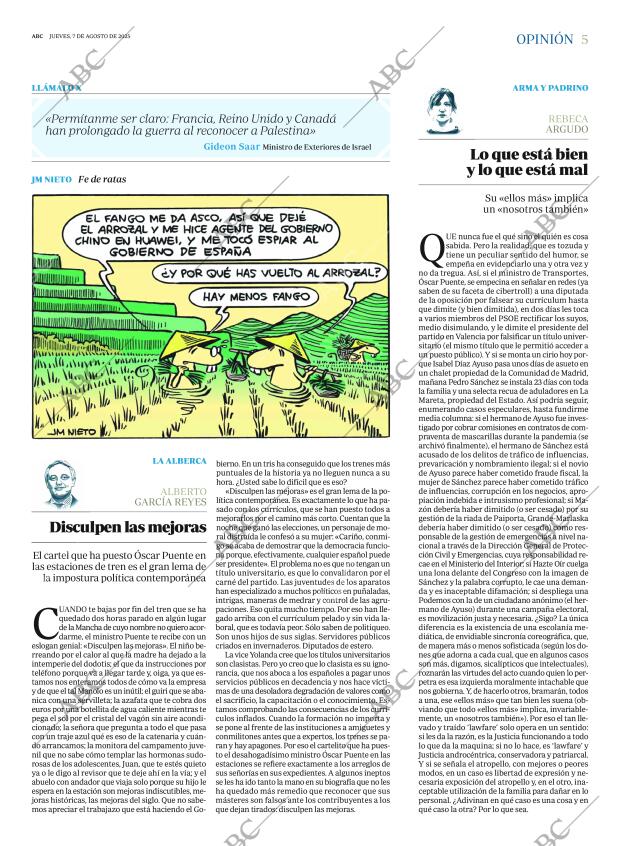 ABC MADRID 07-08-2025 página 5