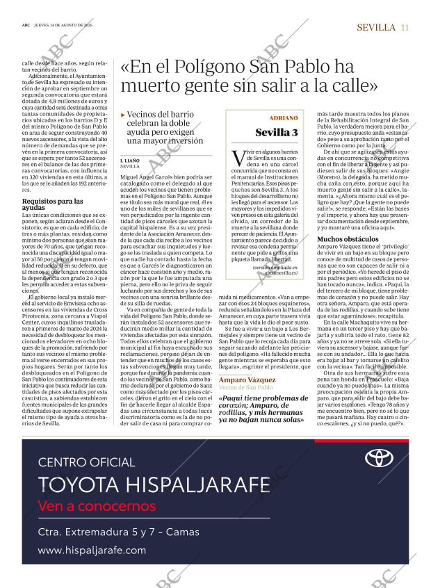 ABC SEVILLA 14-08-2025 página 11