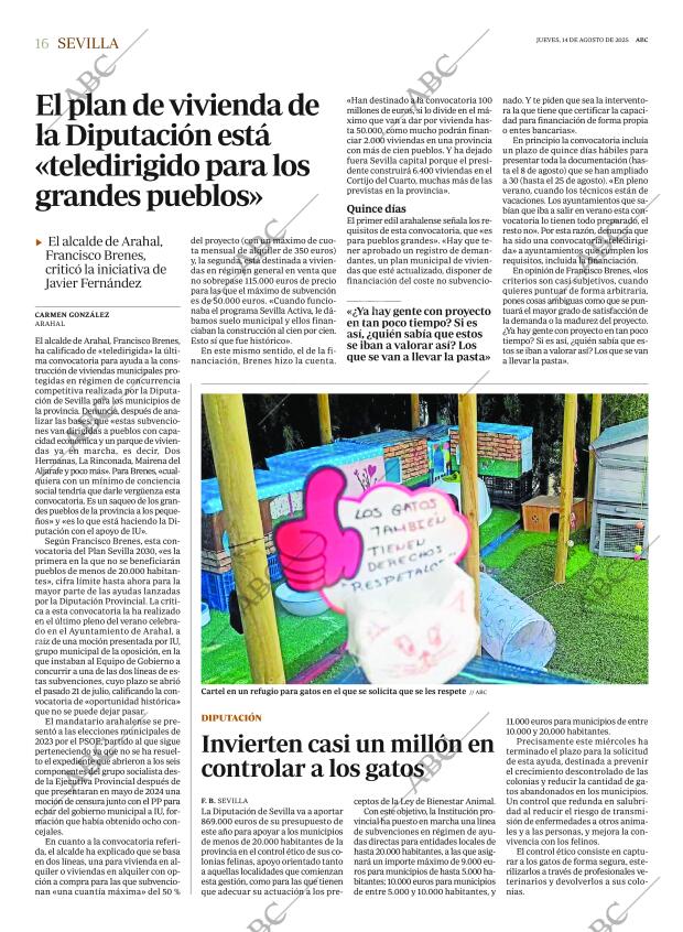 ABC SEVILLA 14-08-2025 página 16