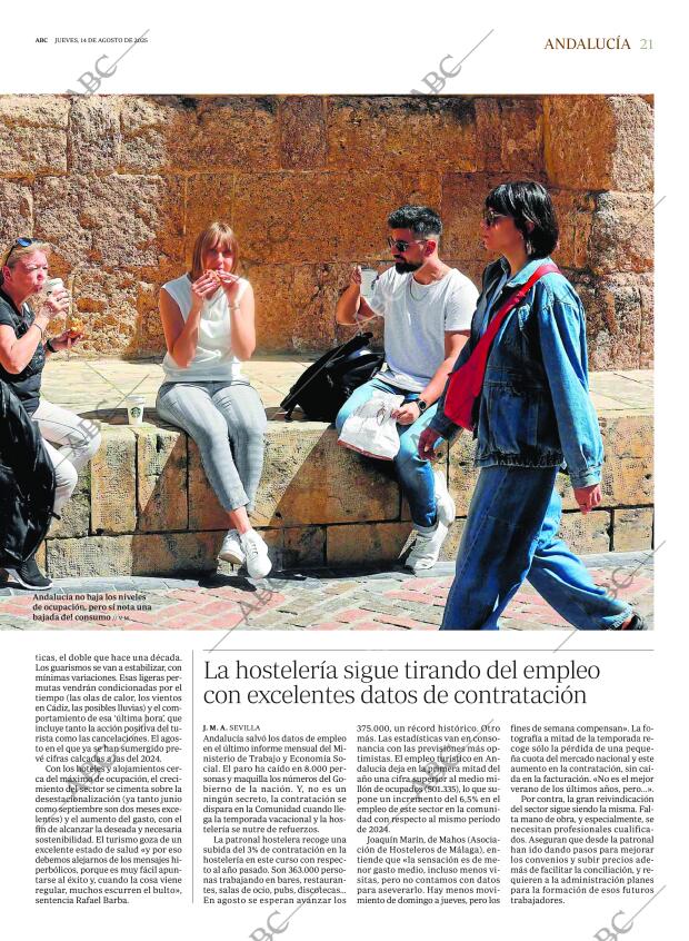 ABC SEVILLA 14-08-2025 página 21