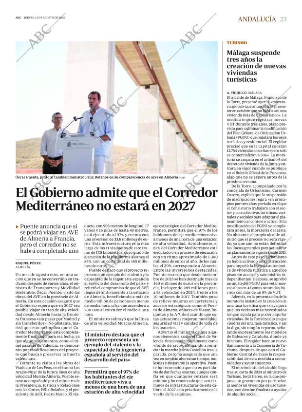 ABC SEVILLA 14-08-2025 página 23