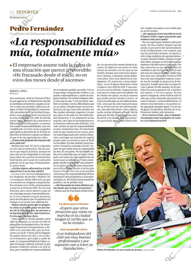 ABC SEVILLA 14-08-2025 página 54