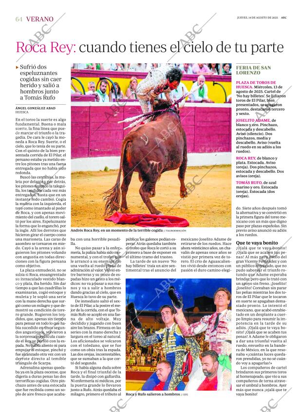 ABC SEVILLA 14-08-2025 página 64